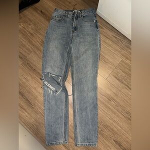 Jil Sander Blue Cotton Denim Small